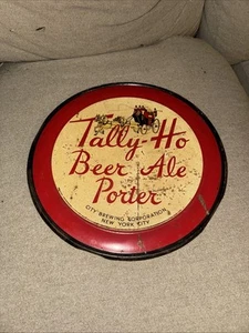 Vintage Tally-Ho Brewing Company New York Beer Tray Read Description - Picture 1 of 11