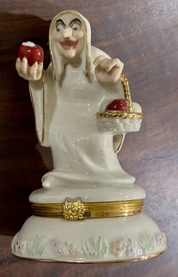 Lenox Disney Snow White Witch Hag Treasure Box Showcase Collection Seven Dwarfs - Image 1 of 4