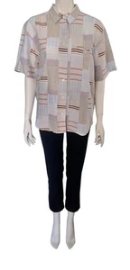 Camisa Bogner blusa camisa rayas talla 44 excelente estado - Imagen 1 de 7