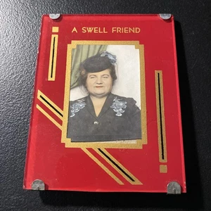 1930’s-40’s Art Deco Frame “A Swell Friend”  WW2 Free Shipping O - Picture 1 of 8