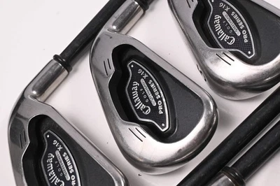 Callaway X-16 Pro Series Irons / 3-9i / Stiff Flex Callaway RCH Pro Series M75i - Image 1 of 4