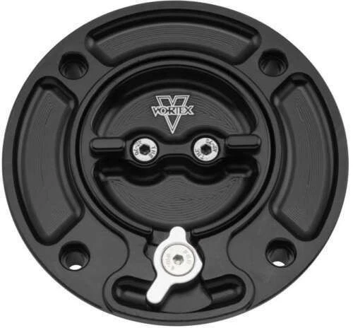 Tampa de gás Vortex V3 preta GC510K para Suzuki - Imagem 1 de 1