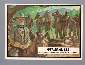 Civil War New 1962 Topps #39 General Lee - Picture 1 of 2
