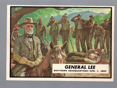 Civil War New 1962 Topps #39 General Lee - Image 1 of 2
