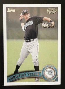 2011🔥Christian Yelich🔥Topps Pro Debut #53 Rookie Card Brewers All-Star (RC) - Picture 1 of 2