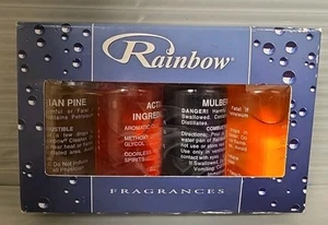 Vintage Genuine 4 ASSORTED RAINBOW Vacuum Cleaner Fragrances Scents Air - Picture 1 of 1