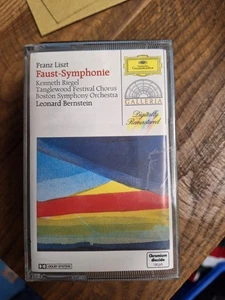 Liszt A Faust Symphony Boston Symphony Orchestra Bernstein Cassette Tape - Imagen 1 de 1