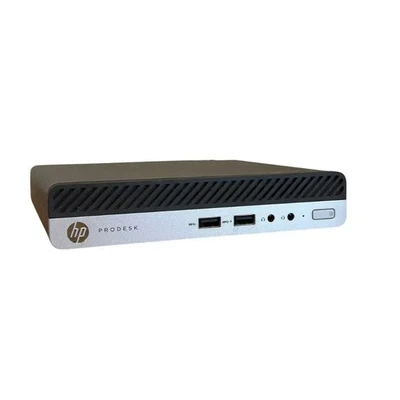 HP proDesk 400 G4 Tiny PC i3-8100t - 8GB - 128GB Nvme SSD - Windows 11 - Bild 1 von 4