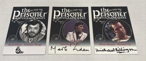 The Prisoner Autograph Series 3 Card Lot - Eden/Billington/Williams - Picture 1 of 2