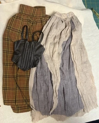 LOTE MIXTO BJD Grunge Cottagecore Ropa Para Muñeca 1/3 Falda Corsé Foto 1 de 4