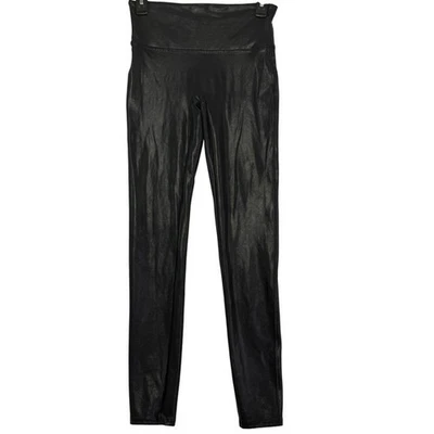 Spanx Leggings Mujer Cintura Media Alta Pantalones Negros Foto 1 de 4