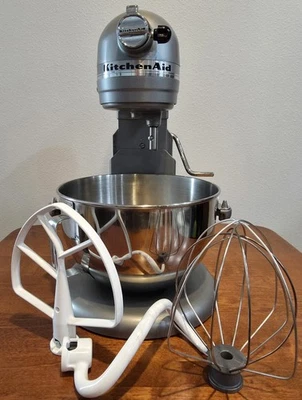 KitchenAid Professional Plus 5Qt Bowl Lift Stand Mixer Silver KV25G0XSL W/Extras - Image 1 of 4