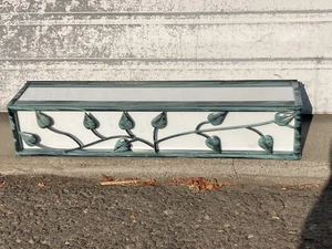 Vintage Tiffany Vines Bathroom Vanity Light Fixtures, 24 Inch 4 Bulbs ￼120 Volts - Picture 1 of 16