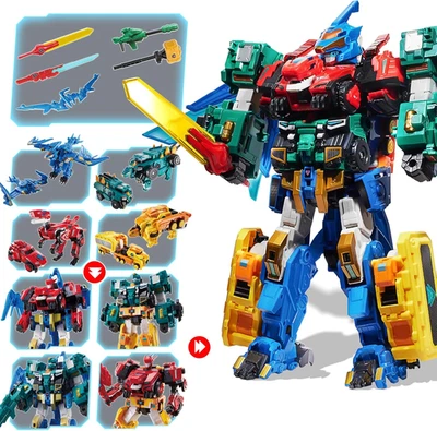 4 in 1 Trasformabile Mega Robot Metatron, 16,14 Pollici, Carro E Robot Trasforma - Immagine 1 di 4