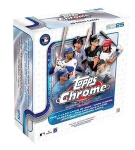 2025 Topps Chrome® Baseball Logofractor Edition + 100 Card Sleeves Gratis - Bild 1 von 1
