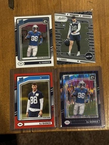 (4) AJ Barner Seattle Seahawks Rated Rookie Lot - Picture 1 of 1