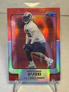 2006 Topps Finest Refractor /399 Dominique Byrd #133 RC SP Rare Rams  - Picture 1 of 2