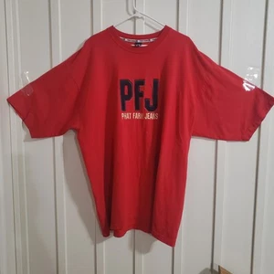 Vintage Y2K Herren XXXL Phat Farm Kurzarm Hip Hop Rap Skater T-Shirt rot USA - Bild 1 von 8