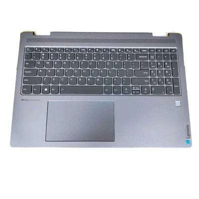 For Lenovo Yoga 7 16 ARP8 83BS Palmrest Keyboard Cover Arctic Grey 5CB1L50401 - Image 1 of 4