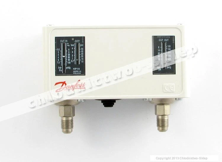 Dual Pressure Control Switch Danfoss KP 15, 060-124166,Druckschalter,Pressostato - Image 1 of 1