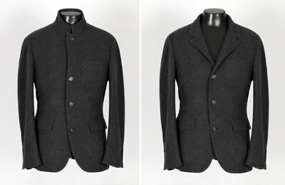Brunello Cucinelli 100% Cashmere Casual Jacket Coat - Gray - XS - $5295 Retail - Image 1 of 4