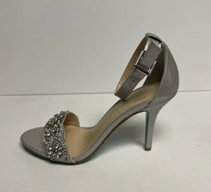 Betsey Johnson Womens Gina Dress Sandal Silver Size 8.5 M - Picture 1 of 6