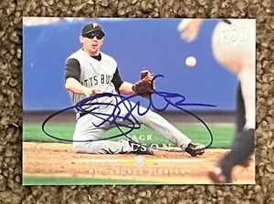 Jack Wilson  SIGNED AUTOGRAPH 2008 Upper Deck Card Pittsburgh Pirates - Picture 1 of 2