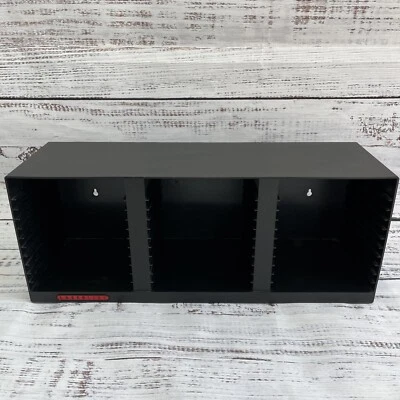 Laserline 36 CD Compact Disc Desk Top Wall Mount Storage Holder Case Black - Image 1 of 4