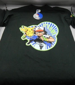 ¡RARA camiseta Nintendo POKEMON 1999 PIKACHU Ash con etiqueta ¡Camiseta Deadstock!¡! - Imagen 1 de 8