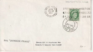 Hong Kong 1957 paquebot cover Canada franking - Picture 1 of 1