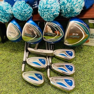 Women Mizuno Zephyr Full Set 1w 4w 7w 5ut Iron 789PS 10Culbs RH Golf Ladis - Picture 1 of 24