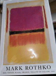 Rothko Print w/text 16 x 24 NEW Shipping Included - Picture 1 of 1