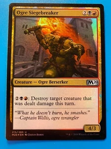 MTG 1x FOIL Ogre Siegebreaker Core Set 2020 M20 Modern Magic the Gathering x1 NM - Picture 1 of 1