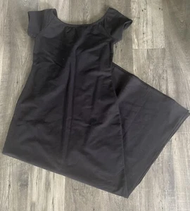 Maxi Vestido Boston Proper Negro Talla S Pullover Parte Inferior Lateral Algodón Spandex - Imagen 1 de 6