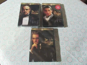 DVD The Godfather Godfather Pt. 2 and Pt. 3 New Sealed 3 Videos - Picture 1 of 2