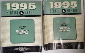 Chevrolet Corsica Beretta 1995 General Motors servicio de tienda juego de 2 manuales GMP/95-L - Imagen 1 de 13