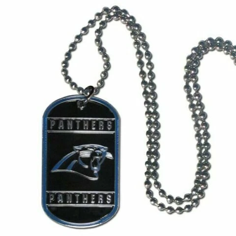 Carolina Panthers Dog Tag Necklace NFL Cover