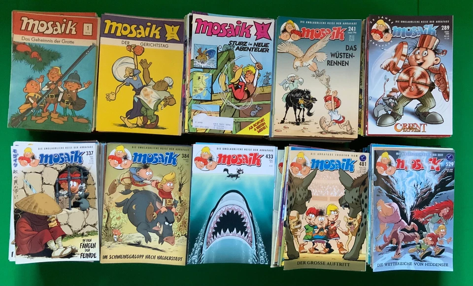 WIPA Mosaik Abrafaxe Jahrgänge 1976 bis 2024 Auswahl exzellenter Z. - Bild 1 von 1