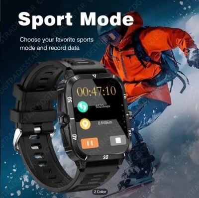 Sports tracking smartwatch, wireless calling /dial, pedometer,sports watches - Image 1 of 4