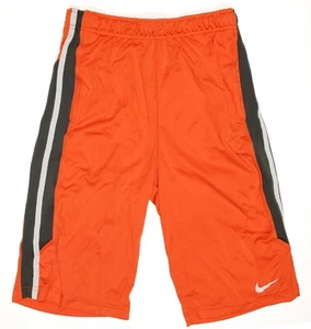 Nike Dri Fit Boys Shorts Orange Size XL - Picture 1 of 11