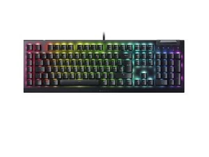 * Razer BlackWidow V4 X Mechanische Gaming Tastatur Razer Yellow Switch RGB Bele - Bild 1 von 7