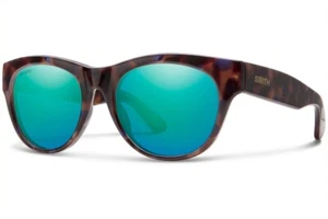 Smith Sophisticate Sunglasses Violet Tortoise Frame, Polarized Opal Mirror Lens - Picture 1 of 1