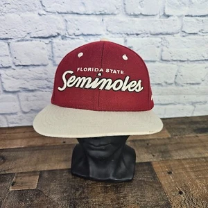 Vintage Florida State Seminoles Script NCAA Zephyr Snapback Hat - Picture 1 of 6