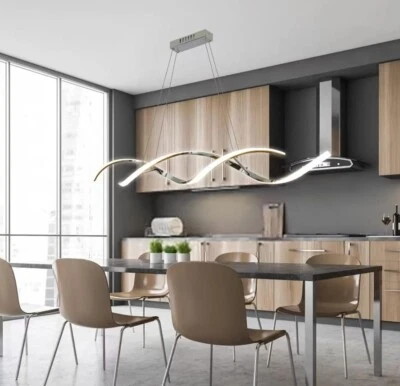 Lampadario a Sospensione LED 28W Design Spirale Intrecciato Tecnologia CCT IP20 - Immagine 1 di 4