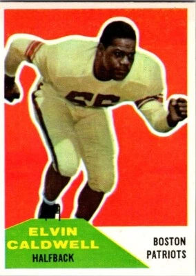 1960 Fleer OC Elvin Caldwell RC Boston Patriots #120 Boston Patriots Halfback  - Image 1 of 2