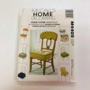 Fundas para silla McCall's patrón de costura M4405 decoración del hogar sin cortar - Imagen 1 de 2