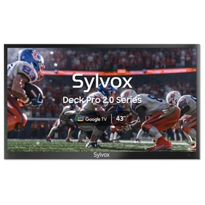 SYLVOX Outdoor TV 43'' Weatherproof Smart TV 4K HDR10 with voice assistant - Picture 1 of 24