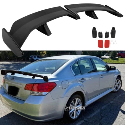 For Subaru Legacy Matte Black 55 inch Rear Trunk Spoiler Racing Wing PRO Style - Image 1 of 4