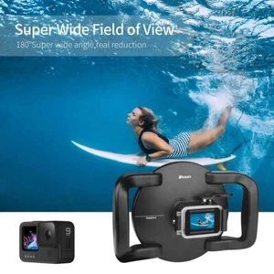 Diving Dome Port Waterproof Housing Case Cover for GoPro Hero 12 11 10 9 Black - Picture 1 of 5