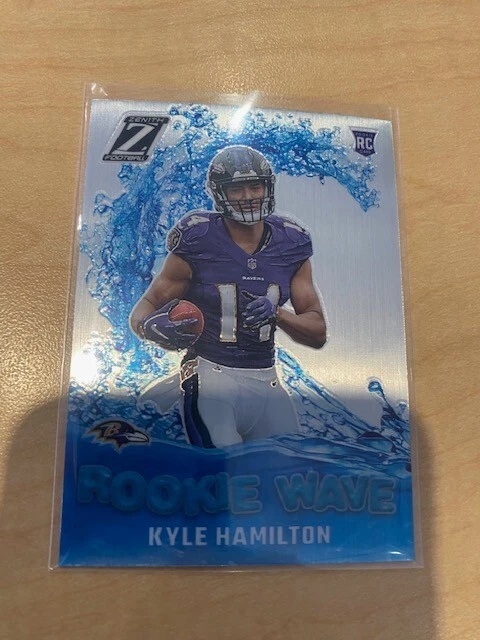 2022 Panini Zenith Rookie Wave Prizm Kyle Hamilton RC - Baltimore Ravens - Image 1 of 1